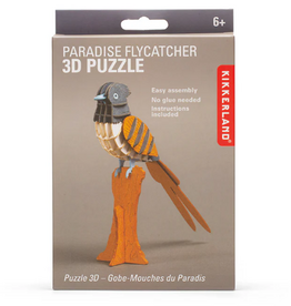 Kikkerland PARADISE FLYCATCHER 3D PUZZLE