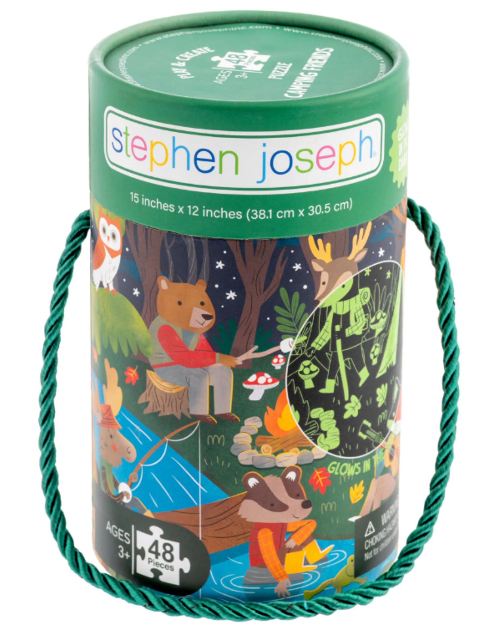 Stephen Joseph GLOW IN THE DARK PUZZLE OUTDOOR 48pc