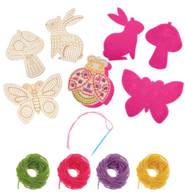 Stephen Joseph WOODEN LACING CARDS GARDEN