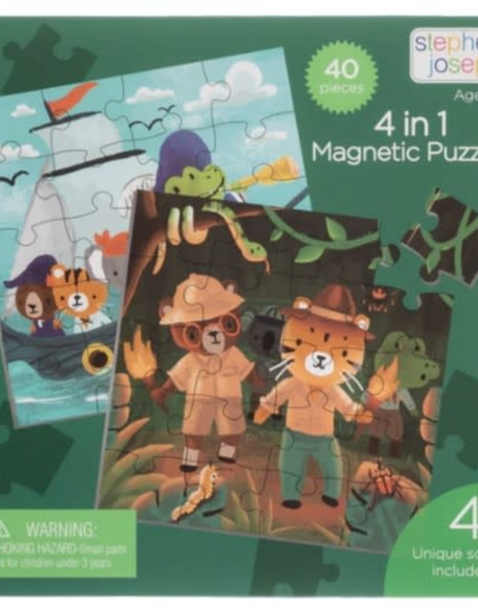 Stephen Joseph 4 IN 1 MAGNETIC PUZZLE ADVENTURE