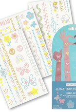 Stephen Joseph TEMPORARY TATTOOS GLITTER RAINBOWS