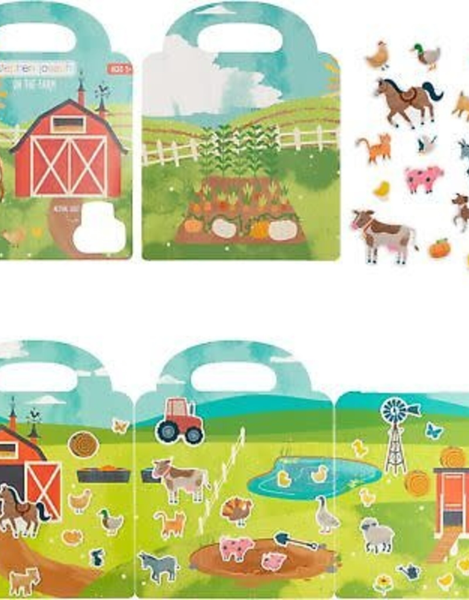 Stephen Joseph REUSABLE STICKER BOOK FARM