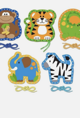 Stephen Joseph WOODEN LACING CARDS ZOO