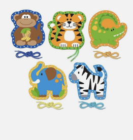 Stephen Joseph WOODEN LACING CARDS ZOO