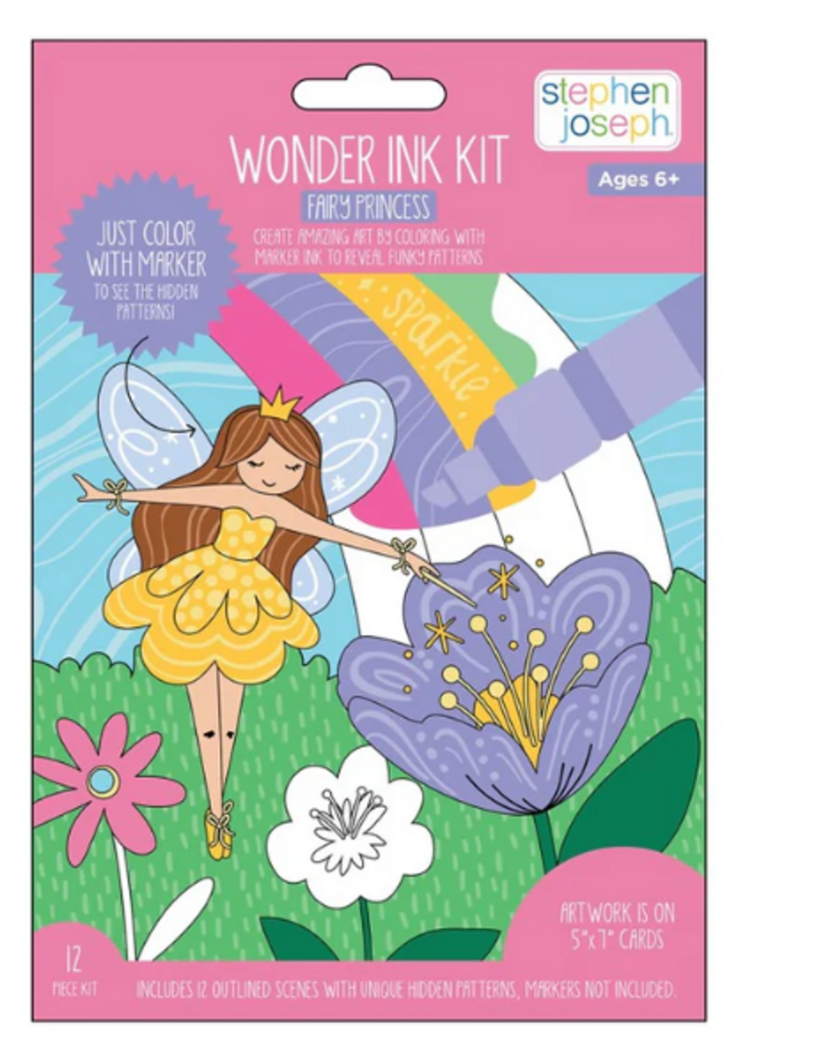 Stephen Joseph WONDER INK ART KIT FAIRY PRINCESS
