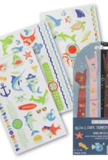 Stephen Joseph TEMPORARY TATTOOS GLOW SHARK