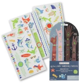 Stephen Joseph TEMPORARY TATTOOS GLOW SHARK