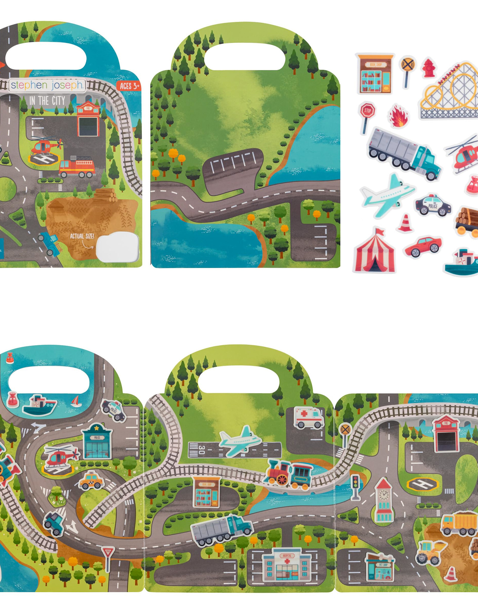 Stephen Joseph REUSABLE STICKER BOOK CITY