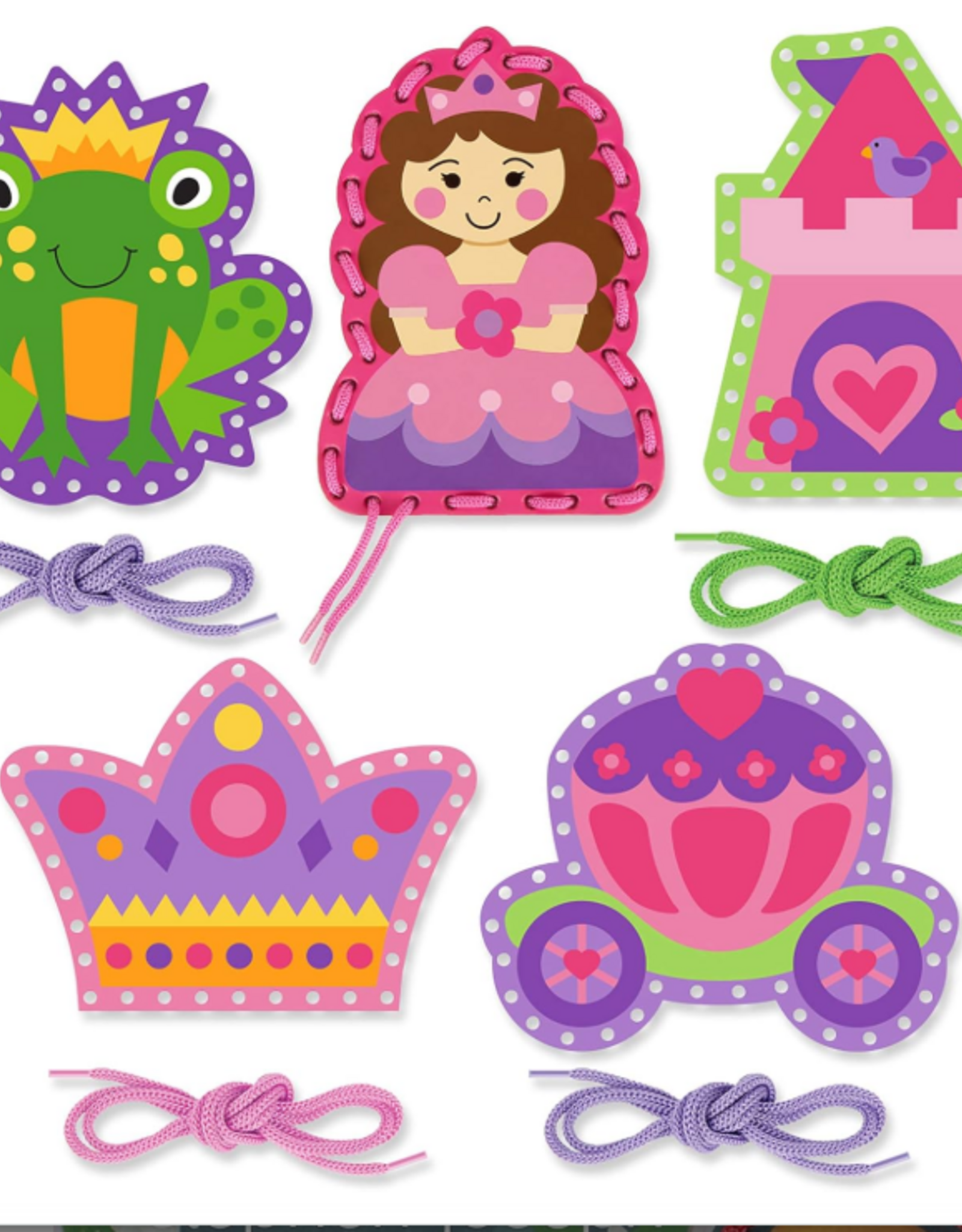 Stephen Joseph LACING CARDS PRINCESS /CASTLE