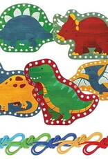 Stephen Joseph LACING CARDS DINO