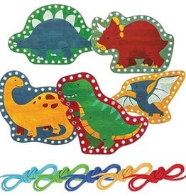 Stephen Joseph LACING CARDS DINO