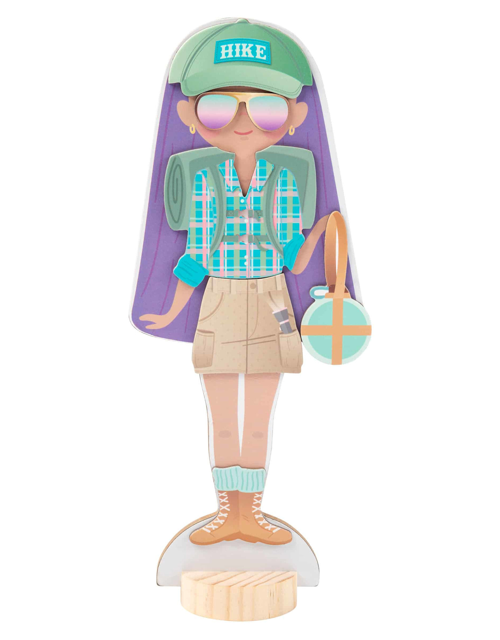 Stephen Joseph MAGNETIC DRESS UP DOLL WORLD TRAVELER