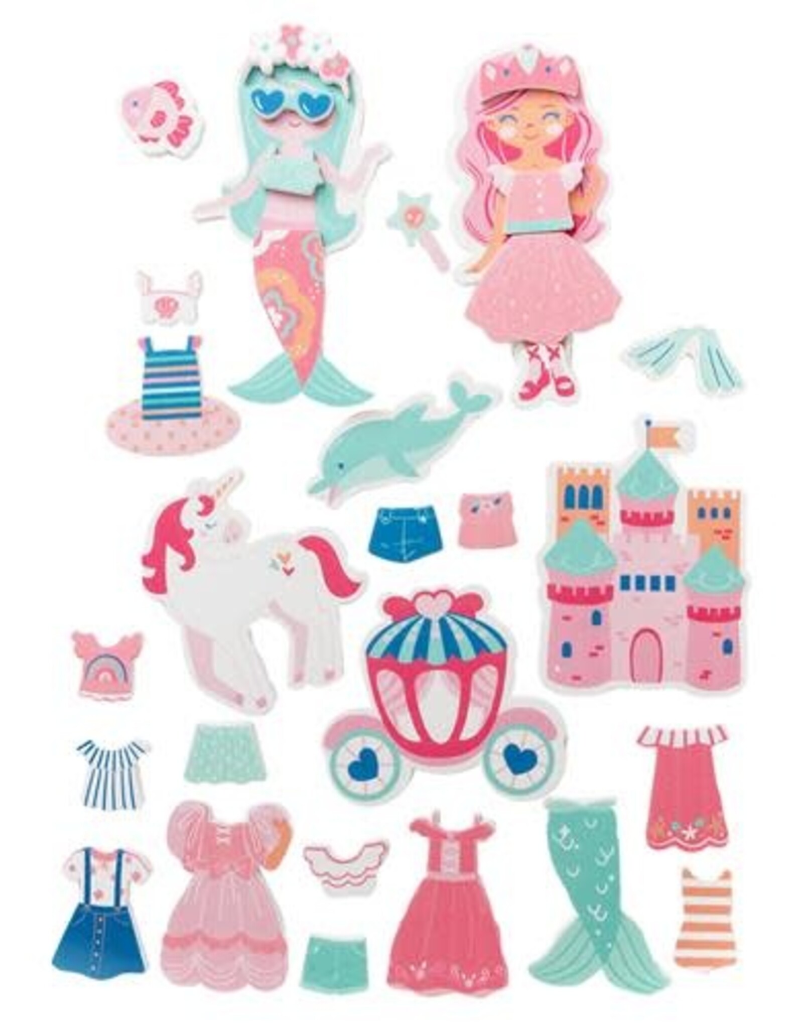 Stephen Joseph DRESS-UP BATH TOY GIRL /MERMAID