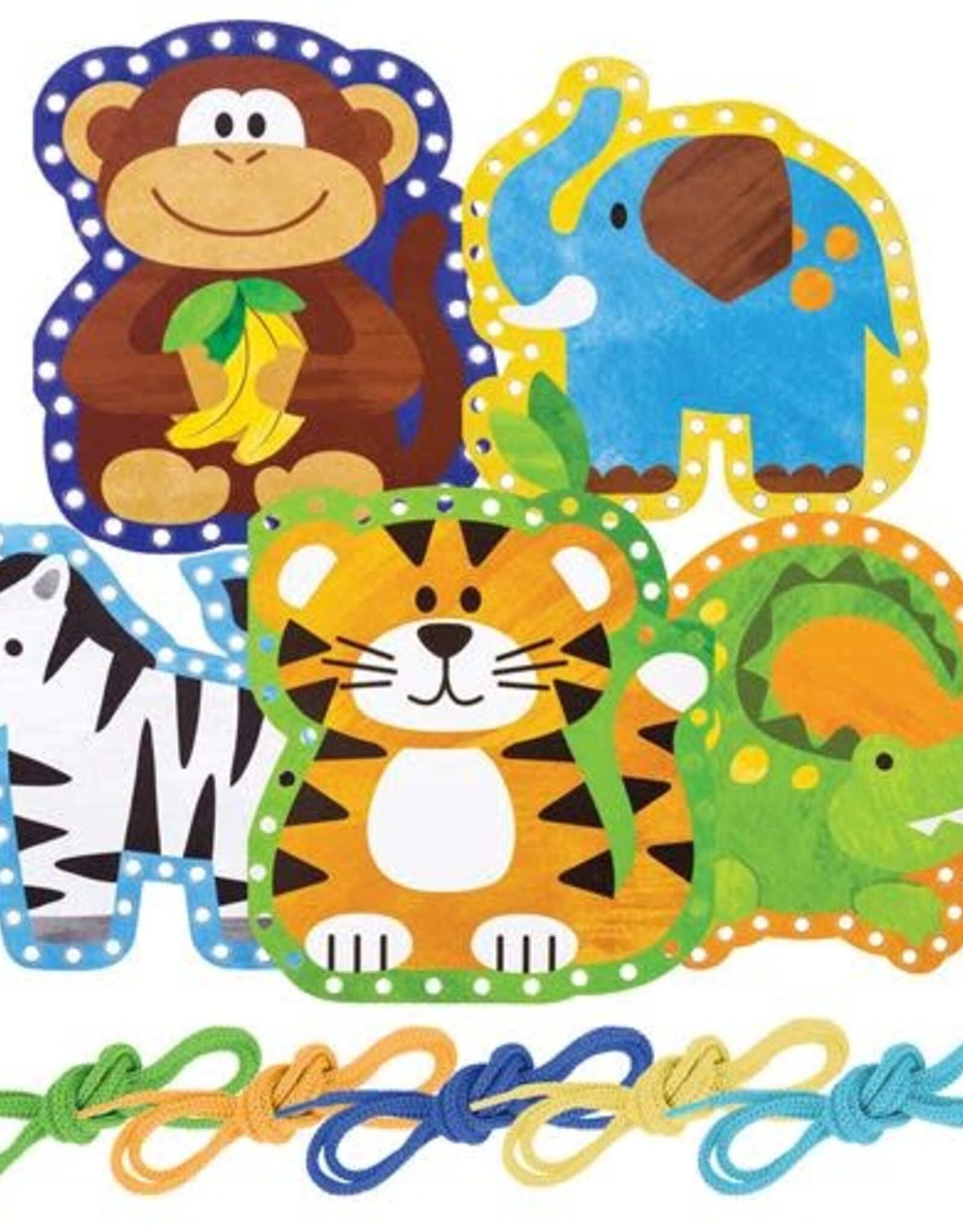 Stephen Joseph LACING CARDS ZOO