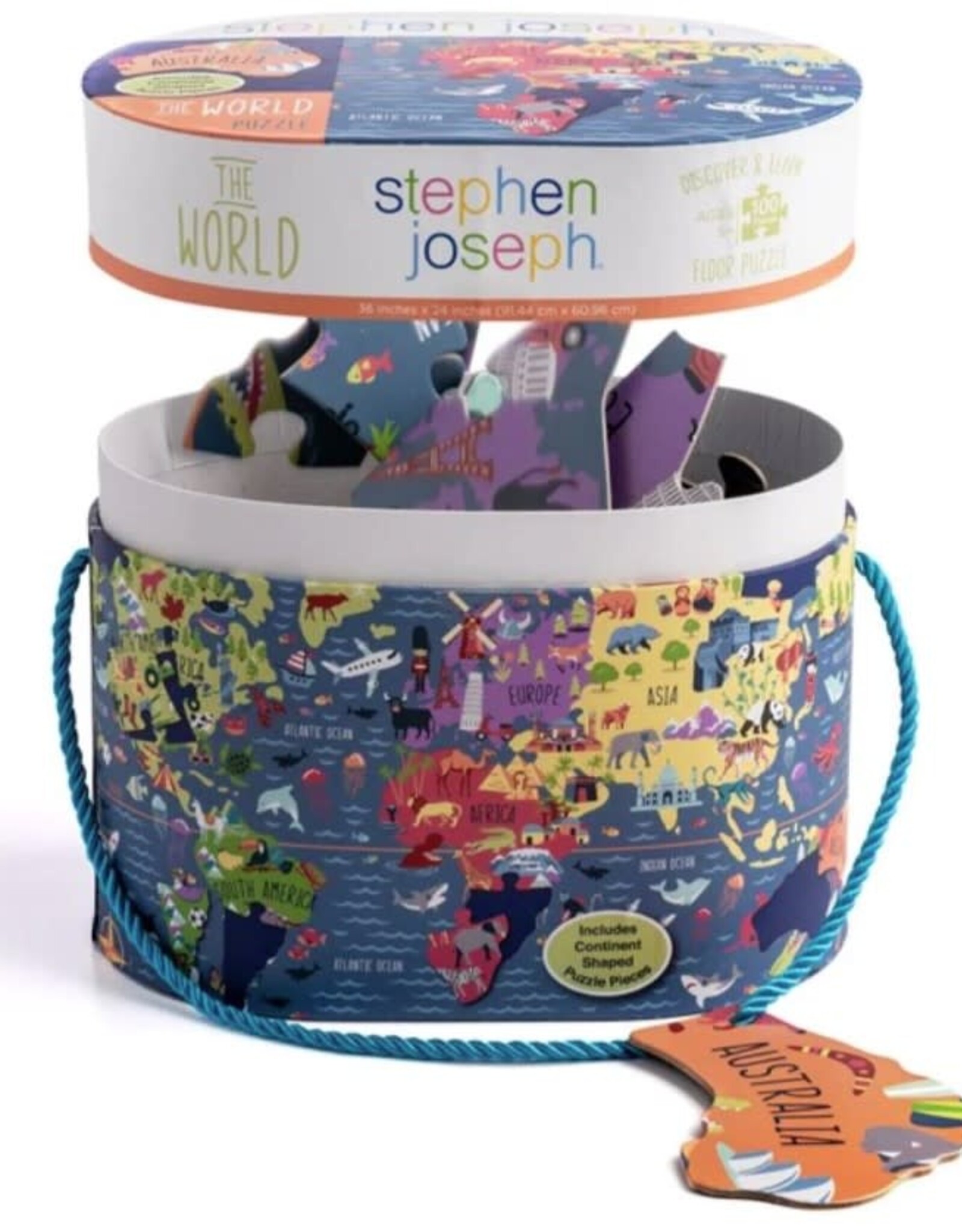 Stephen Joseph FLOOR PUZZLE WORLD