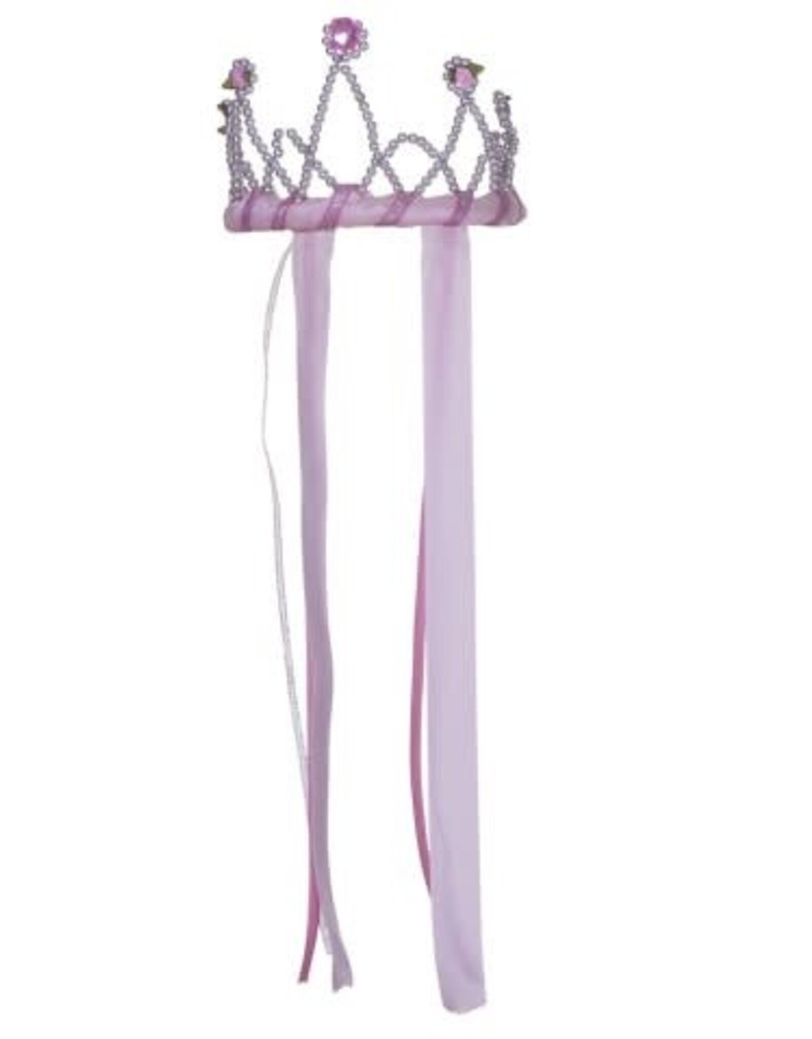 Great Pretenders Ribbon Tiara, Light Pink