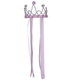Great Pretenders Ribbon Tiara, Light Pink
