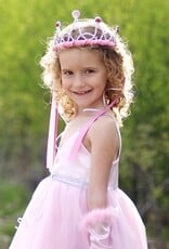 Great Pretenders Ribbon Tiara, Light Pink