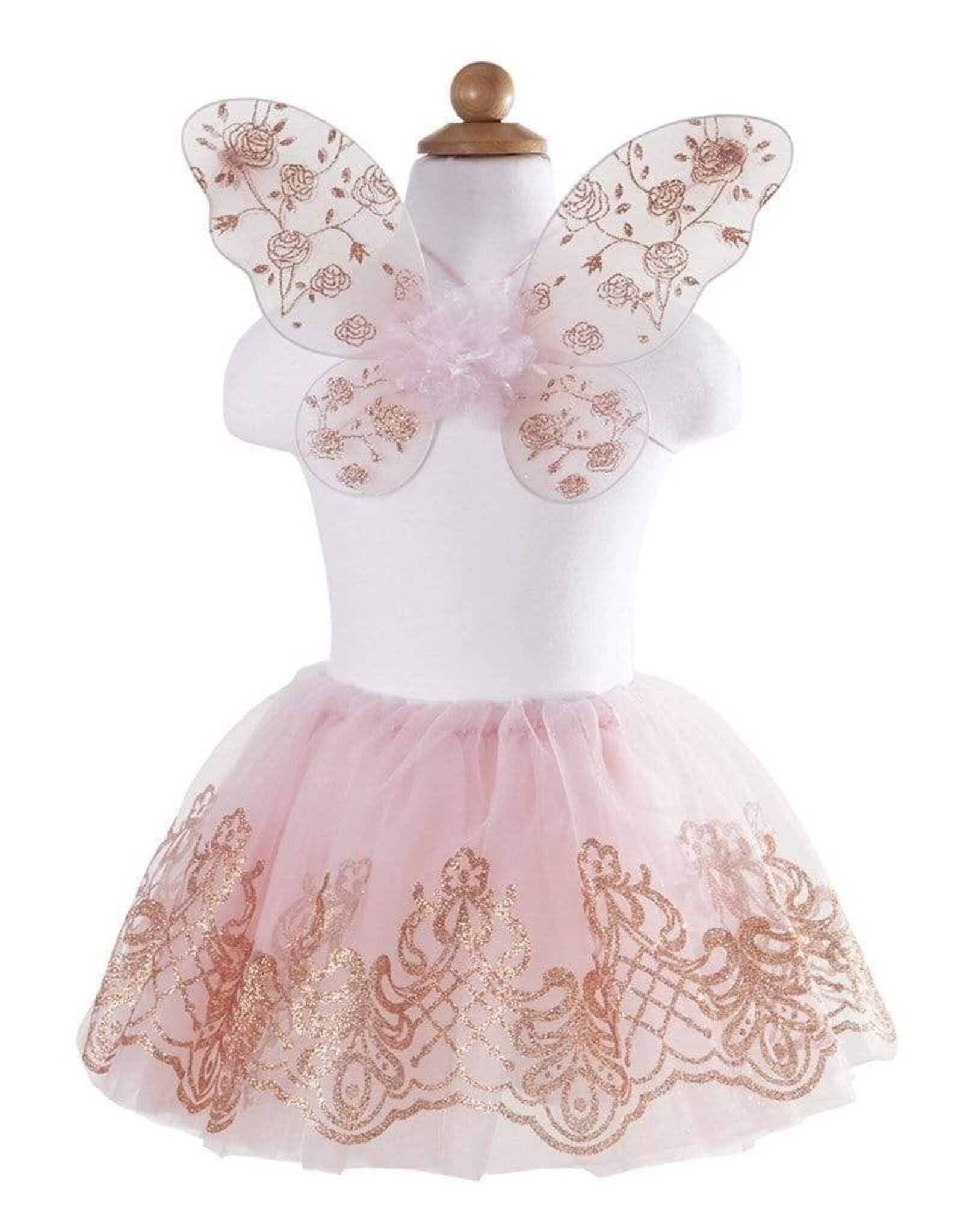 Great Pretenders Rose Gold Tutu & Wings, Size 4-6