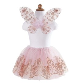 Great Pretenders Rose Gold Tutu & Wings, Size 4-6