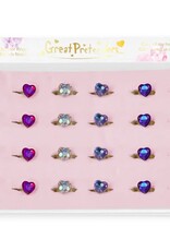 Great Pretenders Gem Of My Heart Spinner Rings, 24pcs, Assorted