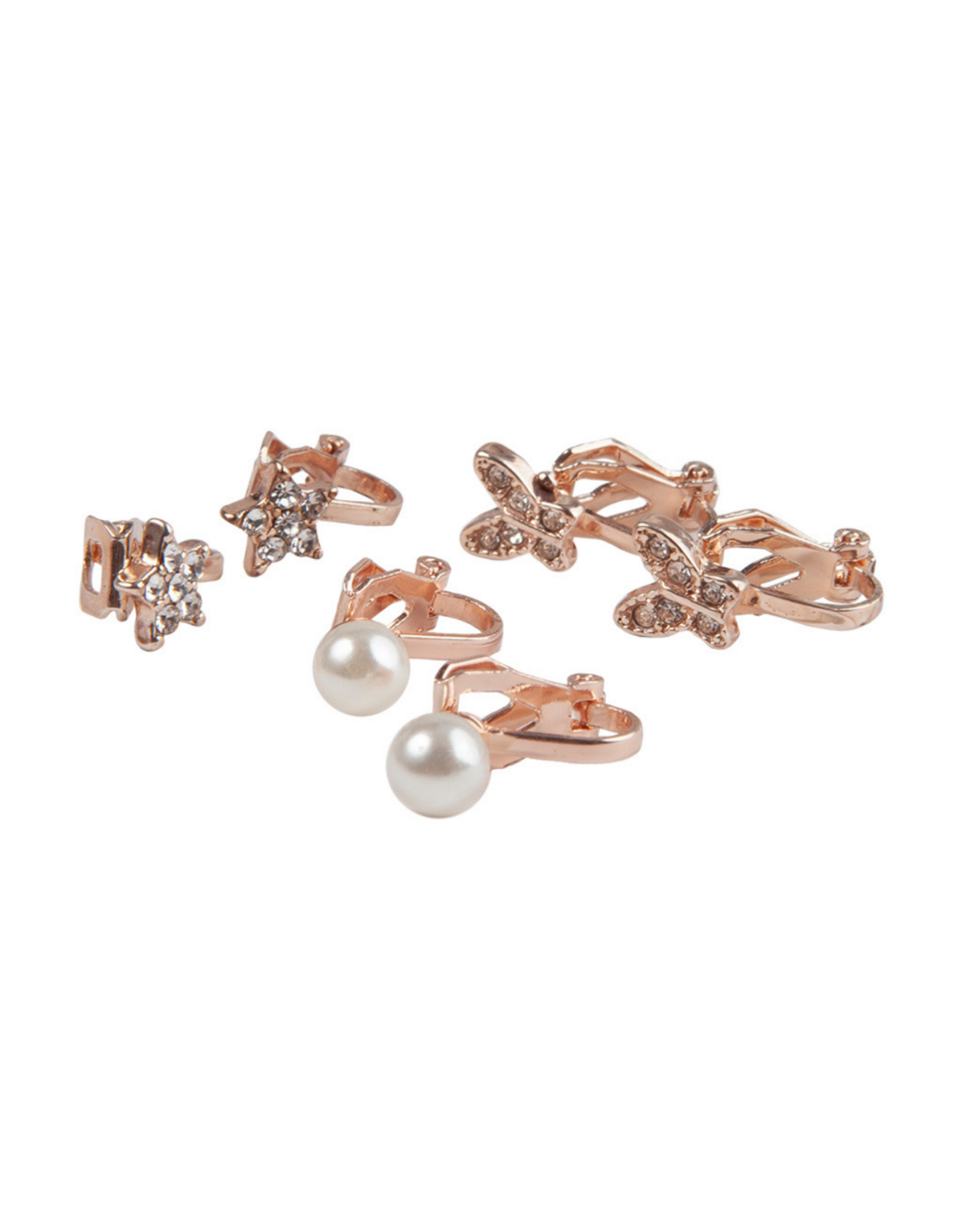Great Pretenders Boutique Dazzle Clip On Earrings, 3 Sets