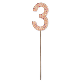 Great Pretenders Rhinestone Number 3, Pink