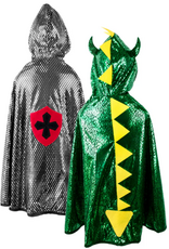 Great Pretenders Reversible Dragon/Knight Cape, Size 7-8