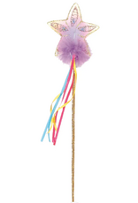 Great Pretenders Glitter Rainbow Wand, Multi/Gold