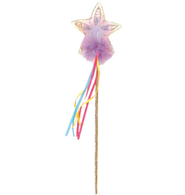 Great Pretenders Glitter Rainbow Wand, Multi/Gold