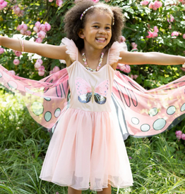 Great Pretenders Sequins Secret Butterﬂy Twirl Dress with Wings, Size 5-6