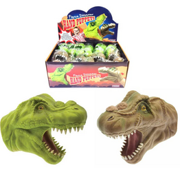 Streamline Hand Puppets Fierce Dino 2Pc