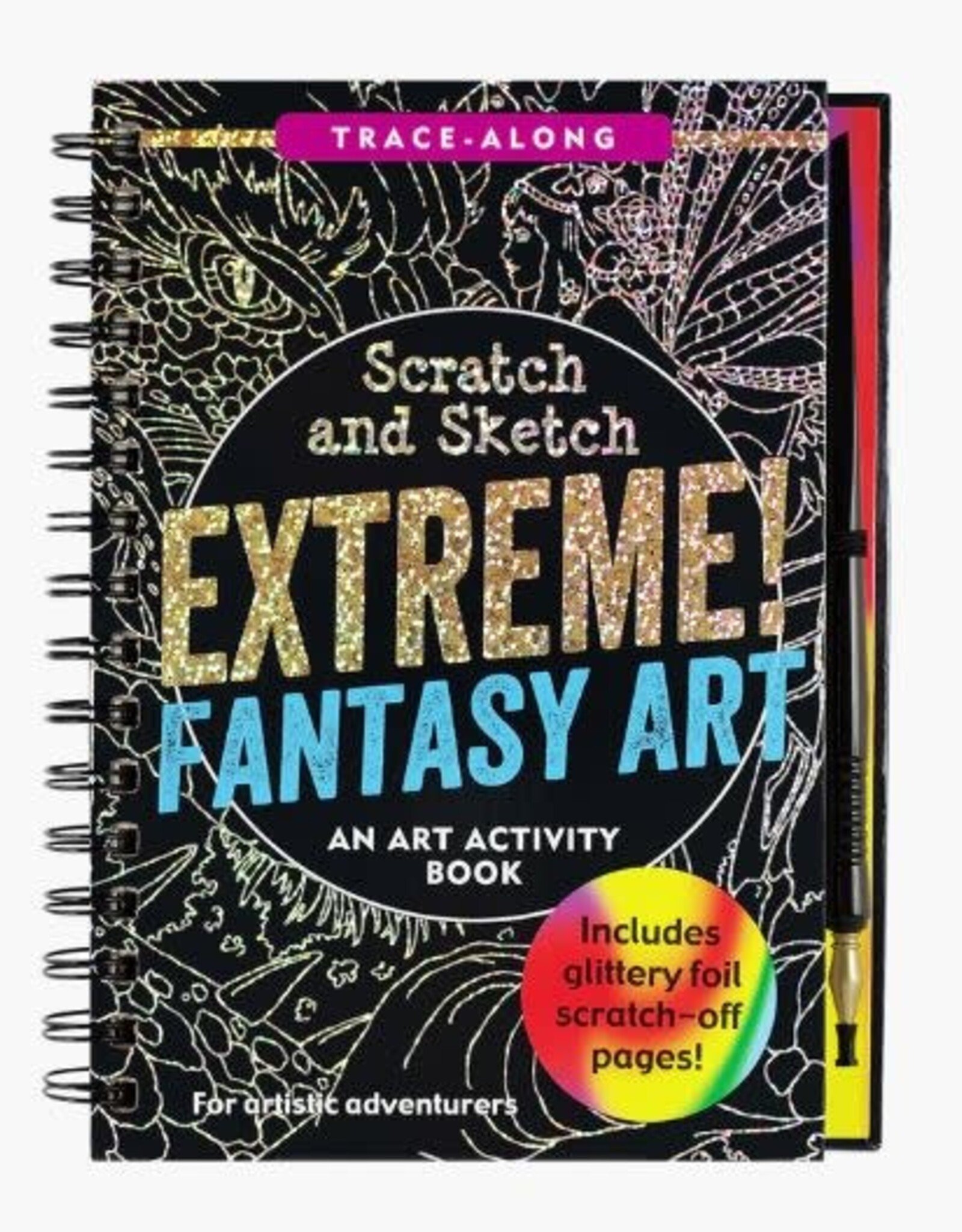Peter Pauper Press Scratch & Sketch Extreme Fantasy Art