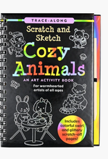 Peter Pauper Press Scratch & Sketch Cozy Animals