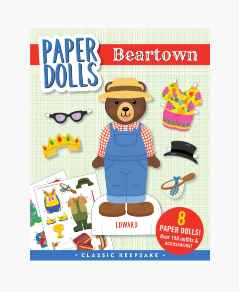 Peter Pauper Press Paper Doll Dress-Up Beartown - Monkey Mountain Toys ...