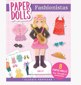 Peter Pauper Press Paper Doll Dress Up Fashionista