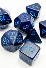 Chessex Dice - 7pc SPECKLED COBALT POLYHEDRAL