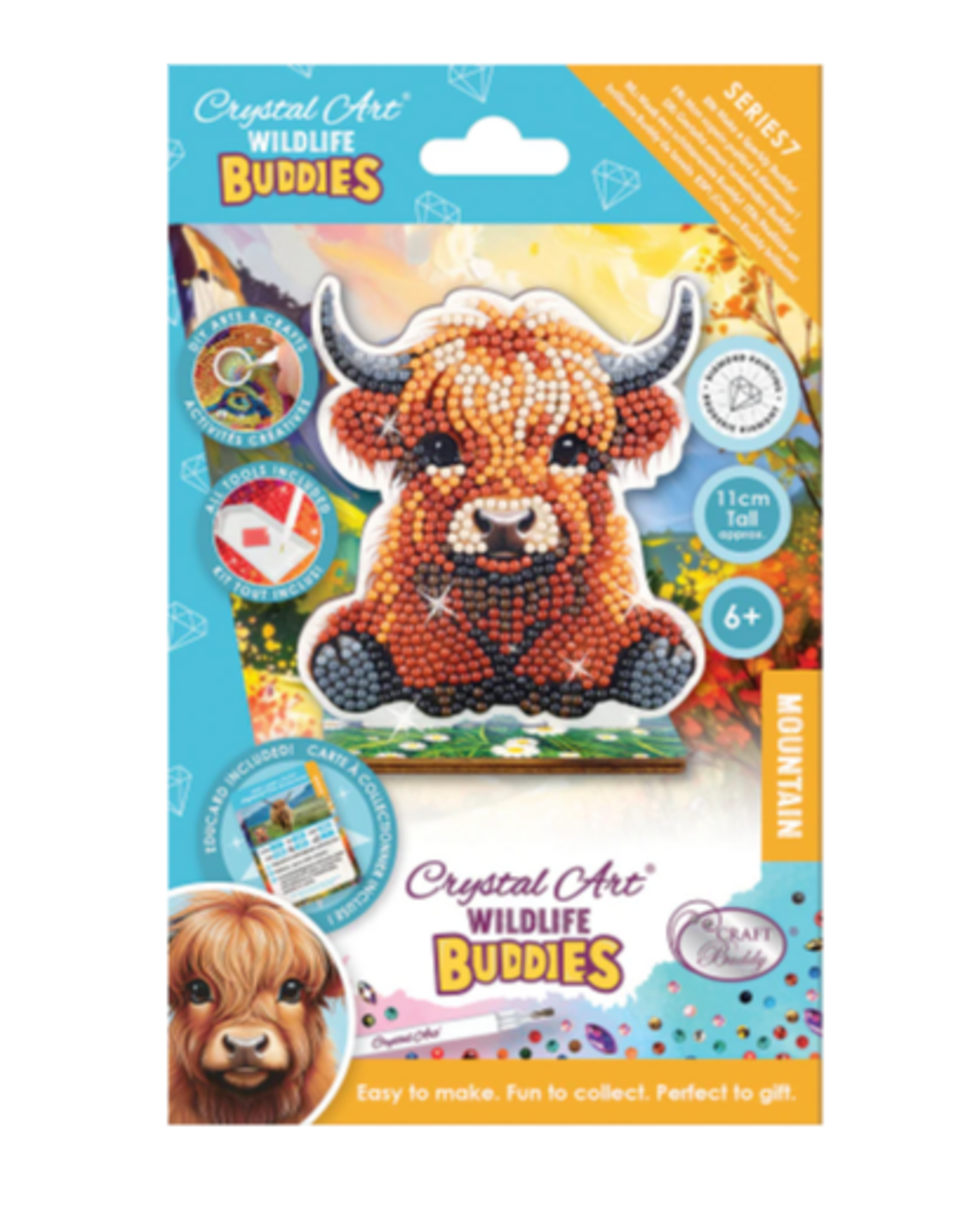 Craft Buddy Crystal Art Buddies - Cute Animals Asst.