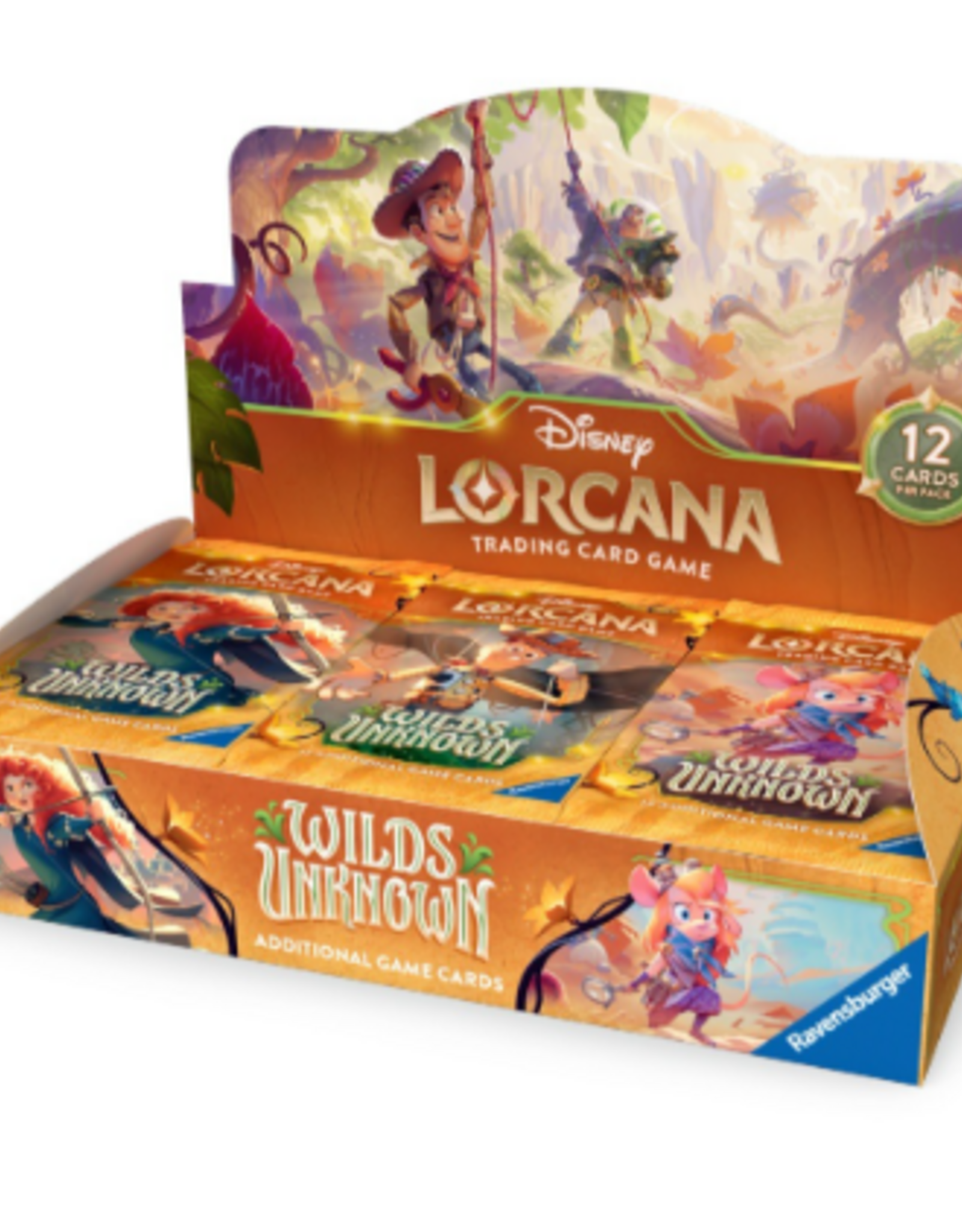 Ravensburger Disney Lorcana Set 12 Wilds Unknown Booster Asst.
