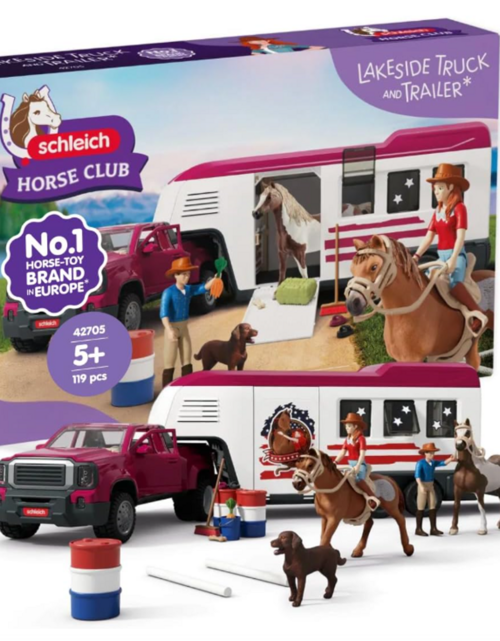 Schleich Lakeside Truck and Trailer 42705
