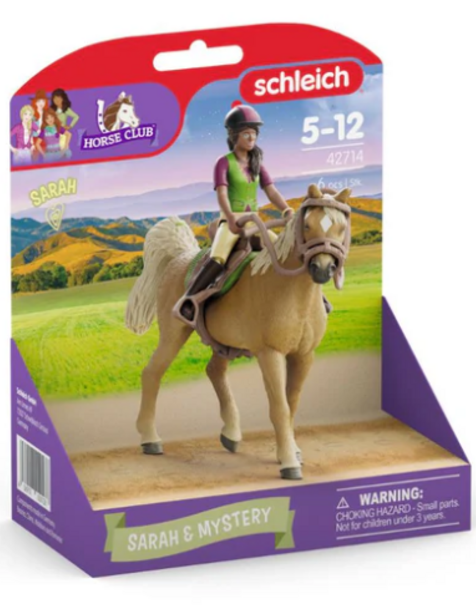 Schleich Horse Club Sarah & Mystery special paint 42714