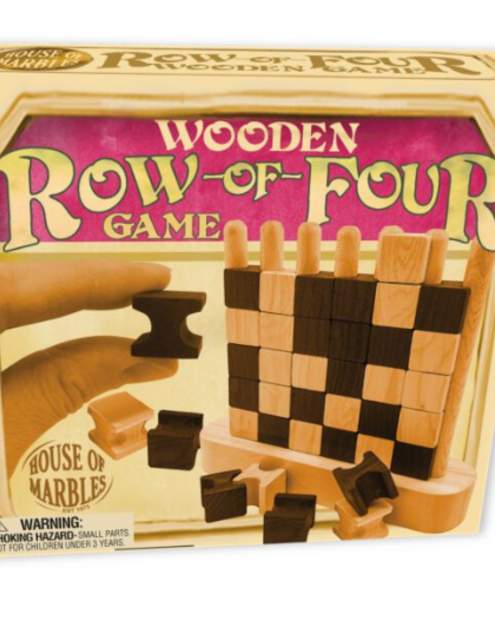 House of Marbles Wooden Row-of-Four