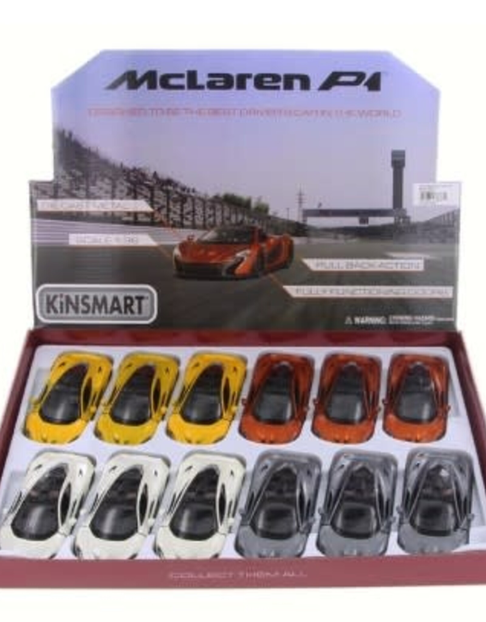 Toysmith DIE CAST 5' MCLAREN P1 Asst.