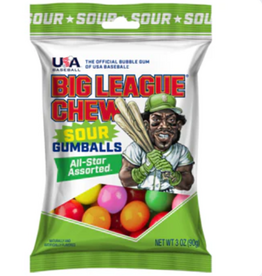 Big League Chew Gumballs Sour Peg Bag 30oz