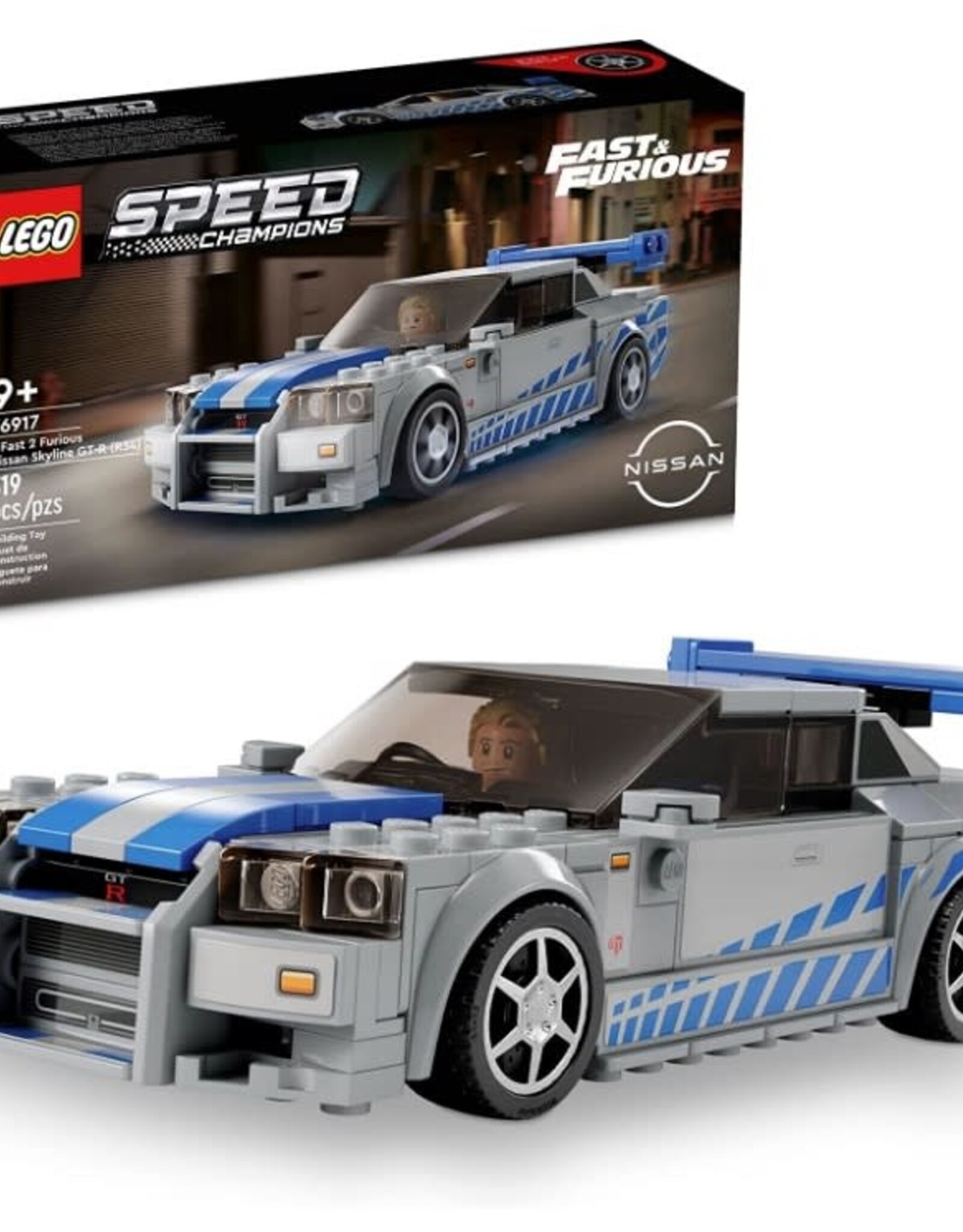 LEGO 76917 2 Fast 2 Furious Nissan Skyline GT-R (R34)