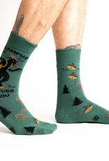 Sock It To Me Men's Crew: Krampus Believes in You