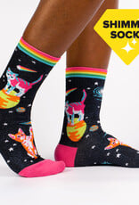 Sock It To Me Women's Crew: Space Cats
