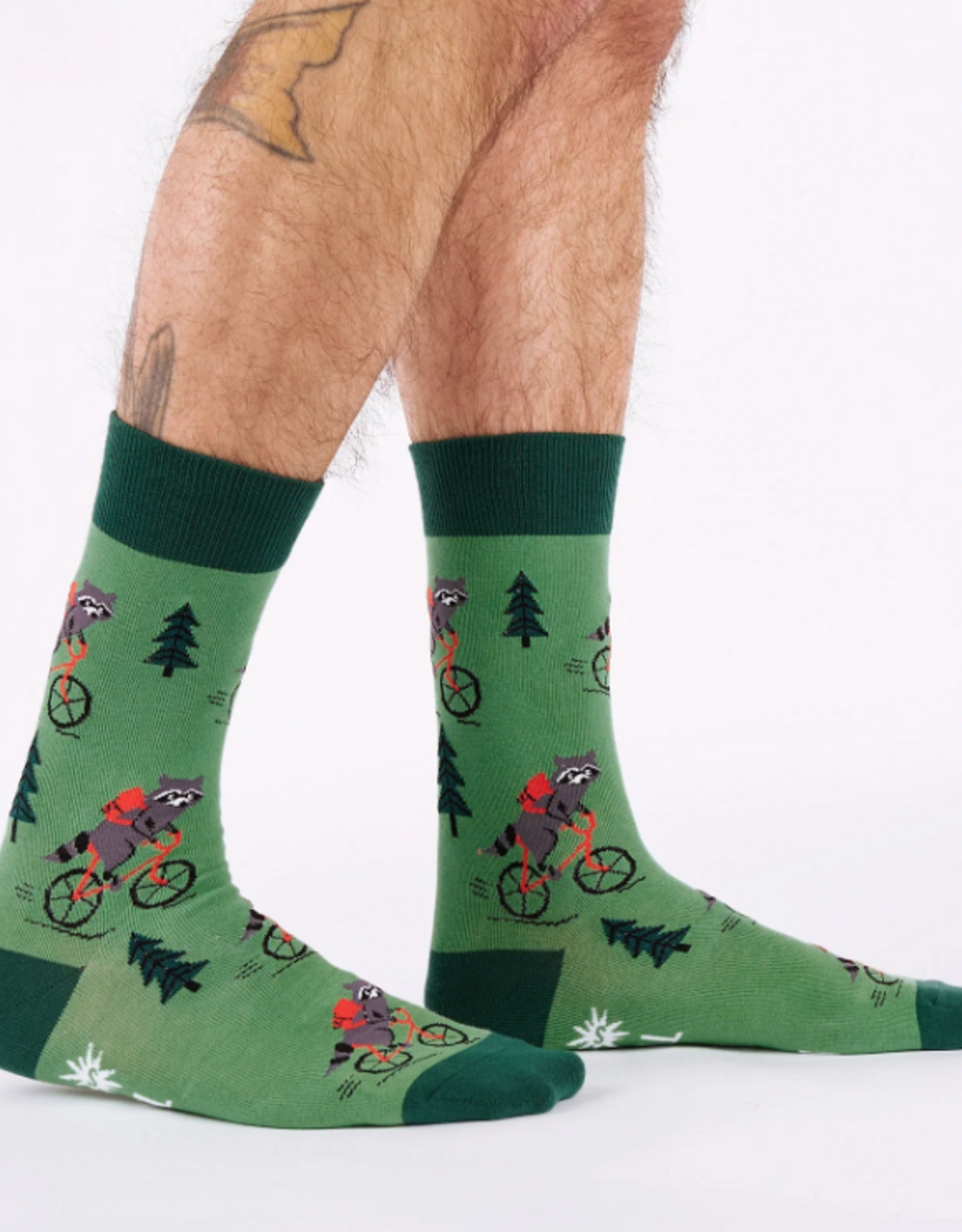 Sock It To Me Men's Crew: Live Fast, Eat Trash