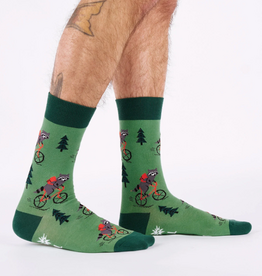 Sock It To Me Men's Crew Live Fast, Eat Trash