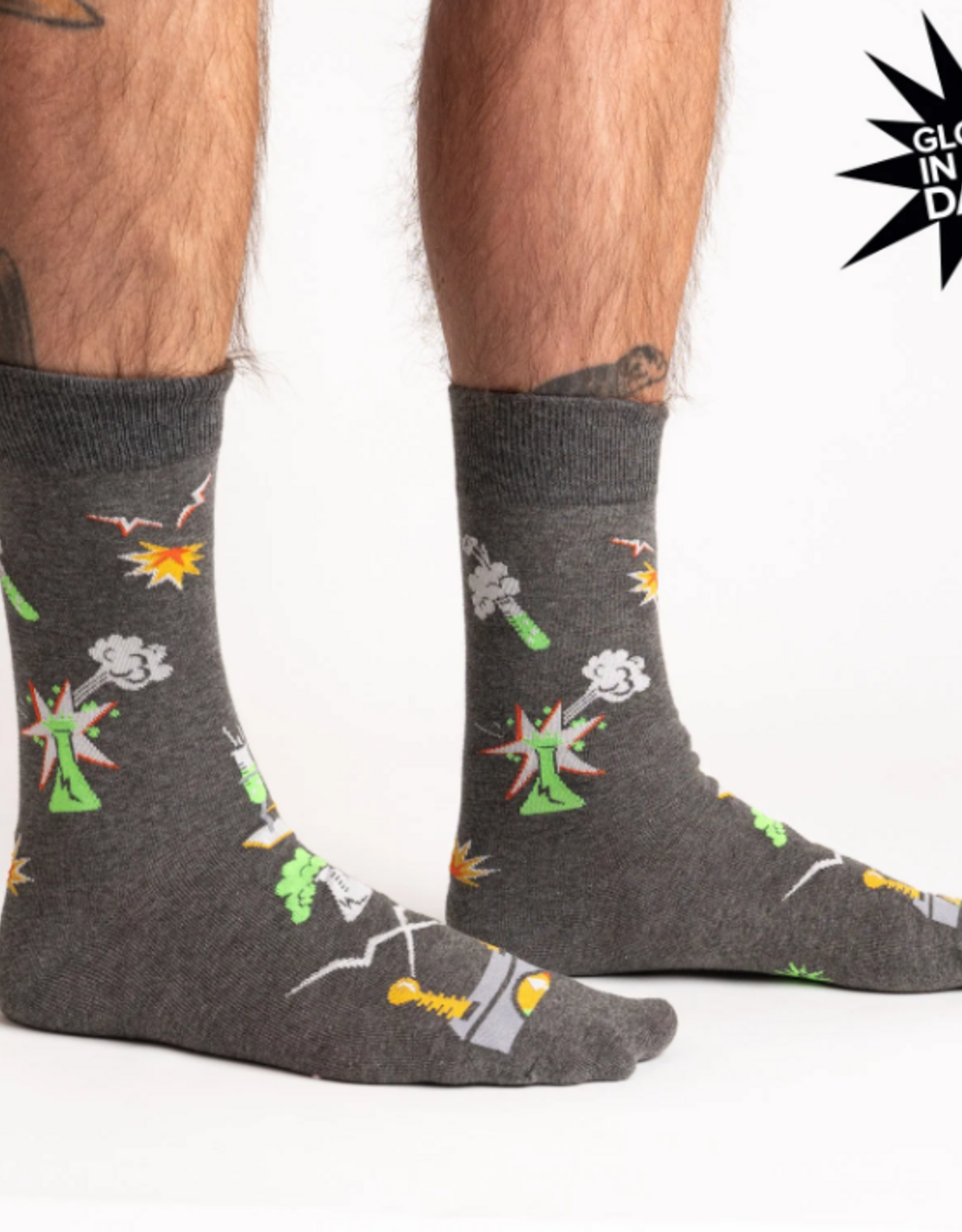 Sock It To Me Men's Crew: Weird Science